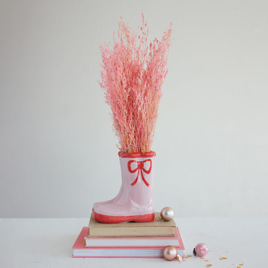 Bow Rainboots Vase