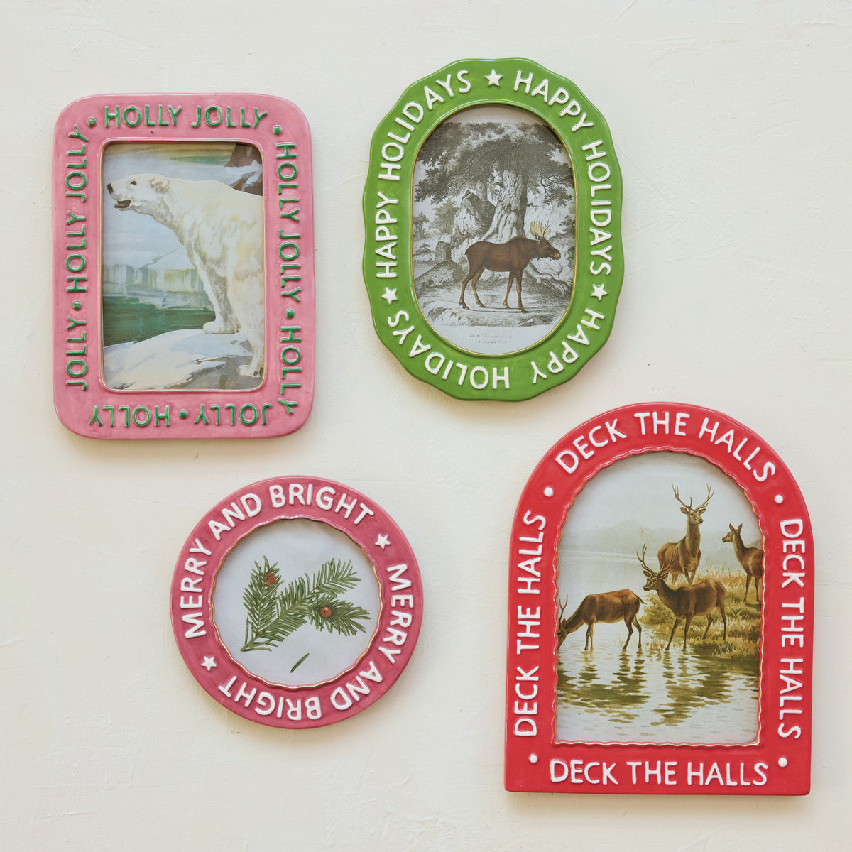 Arched Deck the Halls Frame