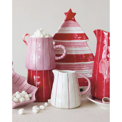 Hand Painted Stripe Mug
