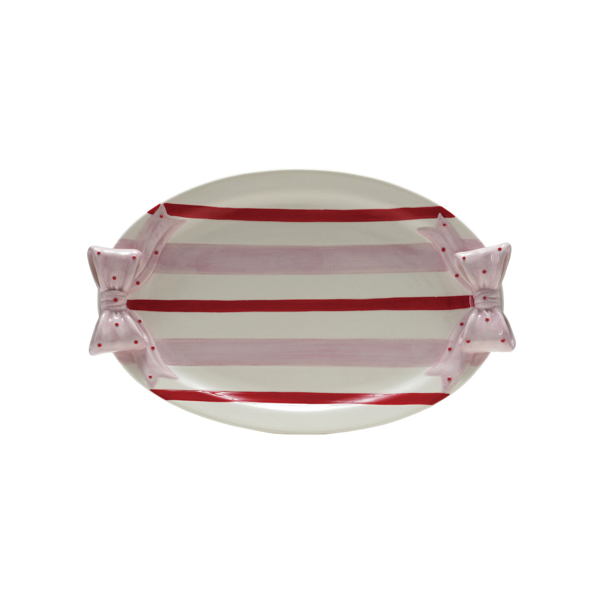 Stoneware Dish w/ Bow