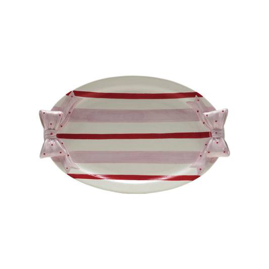 Stoneware Dish w/ Bow