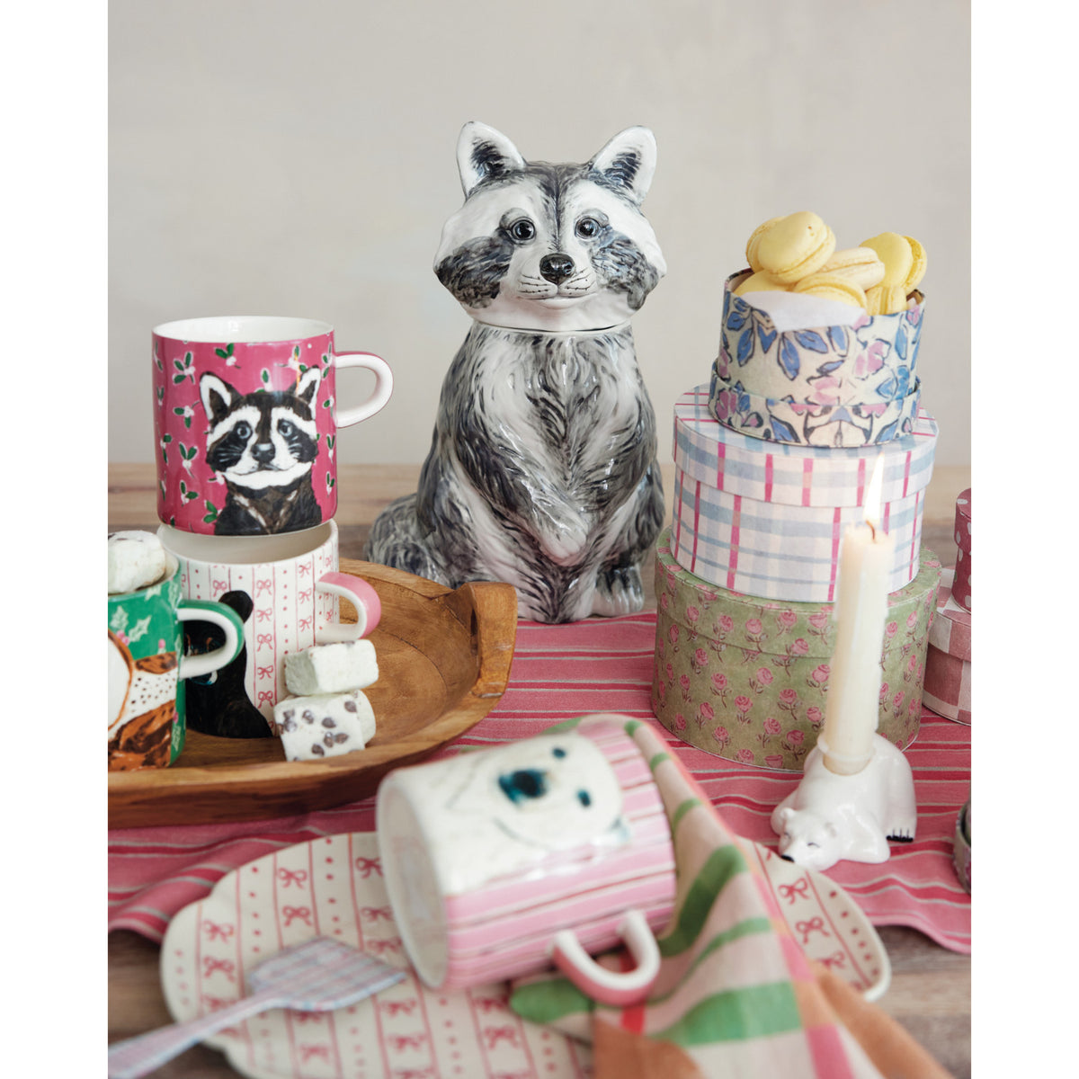 Raccoon Cookie Jar