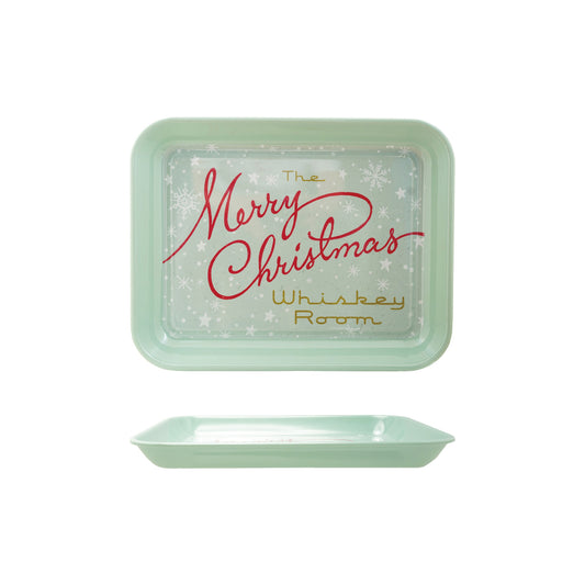 Merry Christmas Whiskey Room Tray