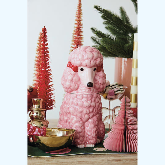 Pink Poodle Jar