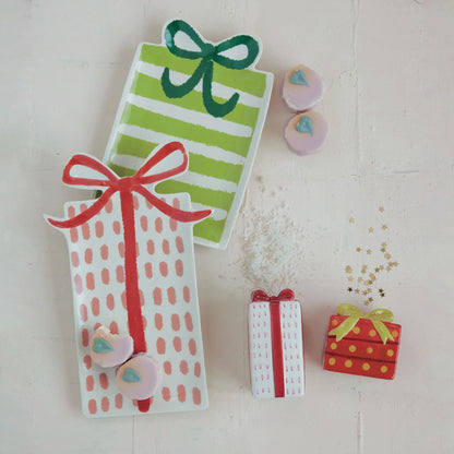 Gift Shaped Plates