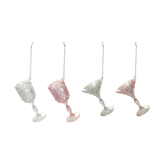 Acrylic Wine Glass Ornament