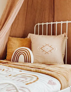 Rust Rainbow Pillow - Clothe Boutique