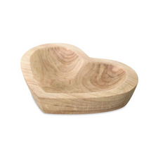 Load image into Gallery viewer, Wooden Heart Bowl - Clothe Boutique