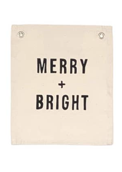 Merry + Bright Banner - Clothe Boutique