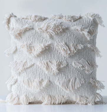 Boho Square Cotton Pillow - Clothe Boutique