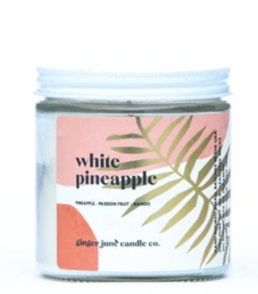 White Pineapple 16oz Candle - Clothe Boutique