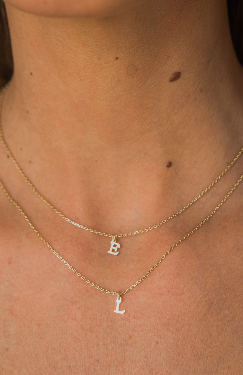 Dainty Love Initial Necklace - Clothe Boutique