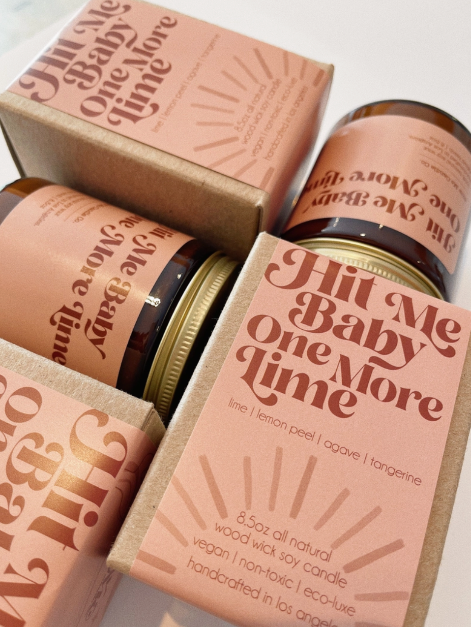 Hit Me Baby One More Lime Candle - Clothe Boutique