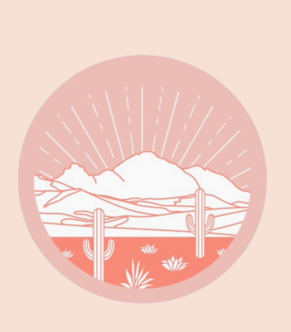 Desert Sunset Sticker - Clothe Boutique