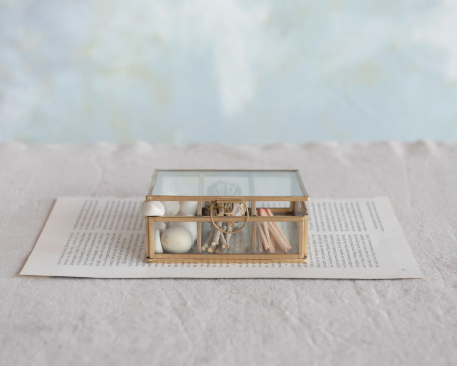 Matte Gold Jewelry Box - Clothe Boutique