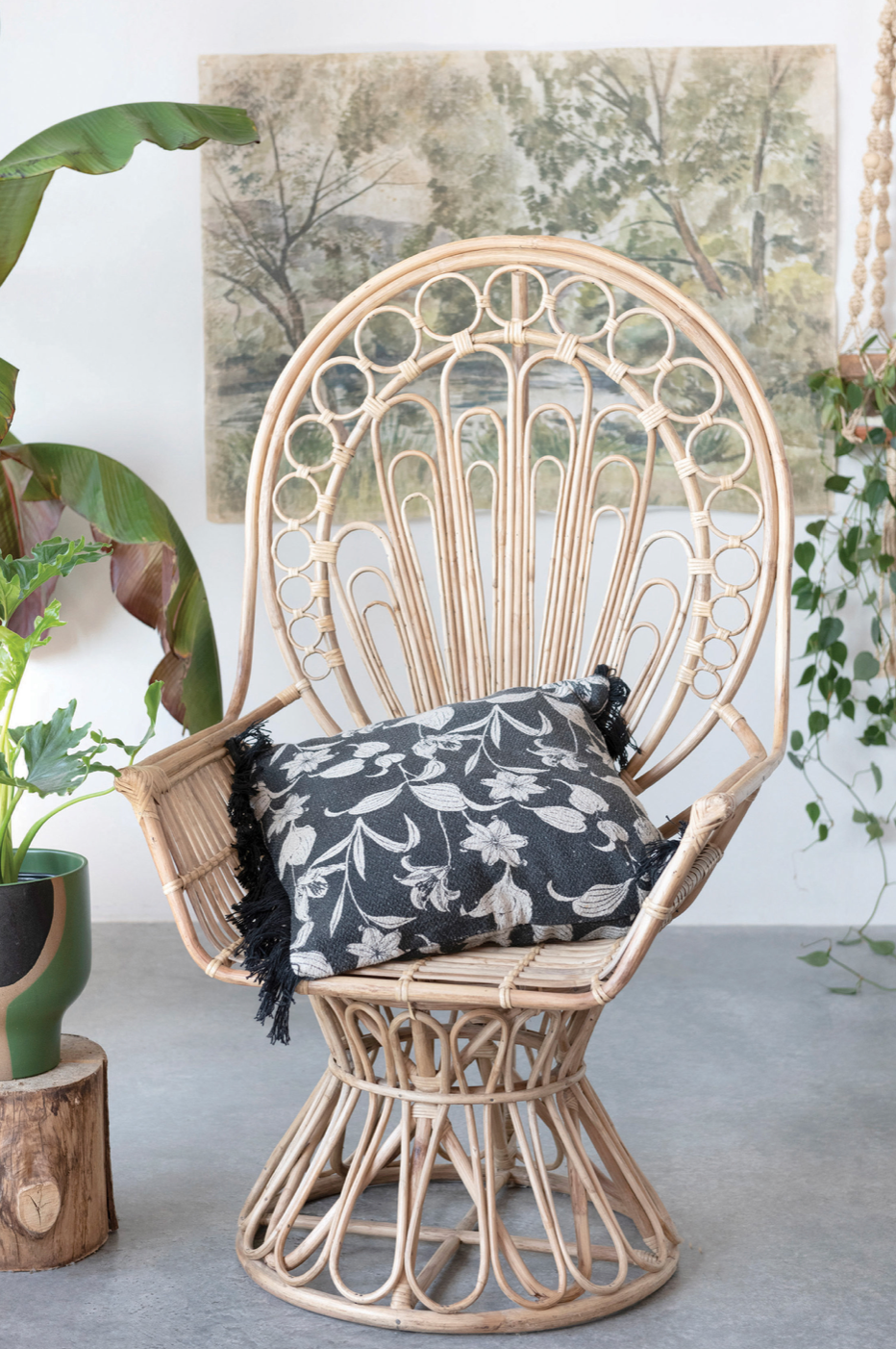 Rattan Crane Chair