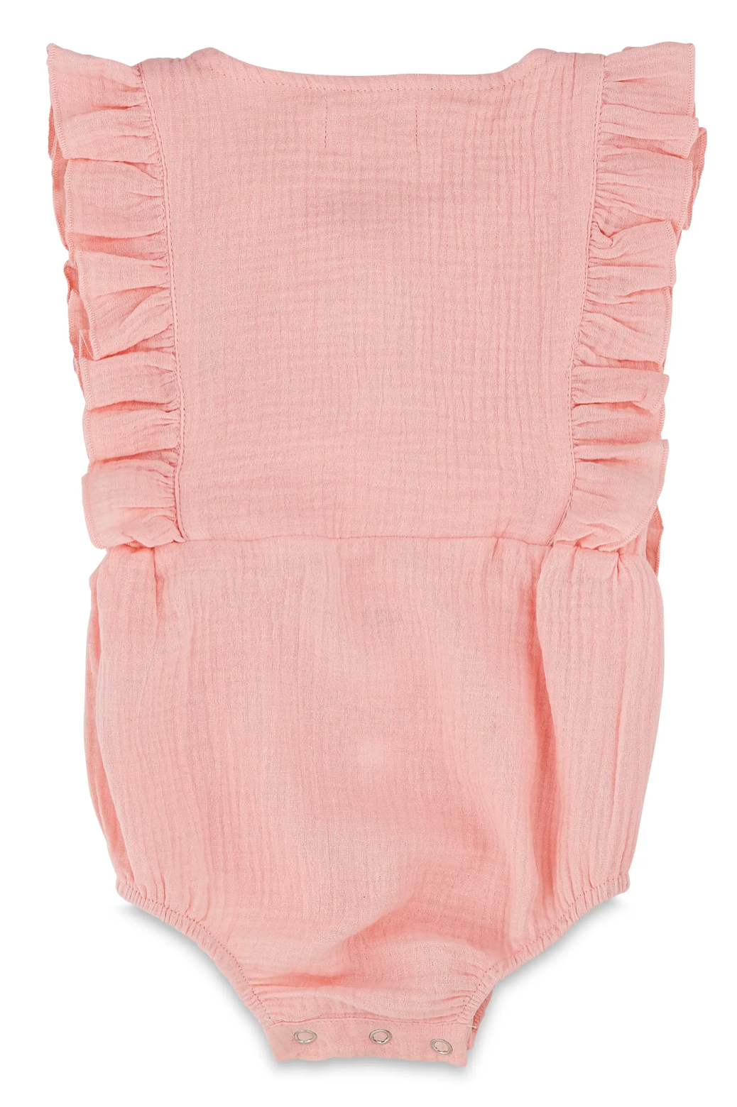 Ruffle Cap Sleeve Romper Pink - Clothe Boutique