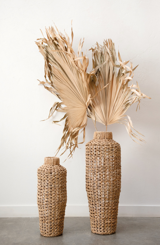 30''H Wicker Vase - Clothe Boutique