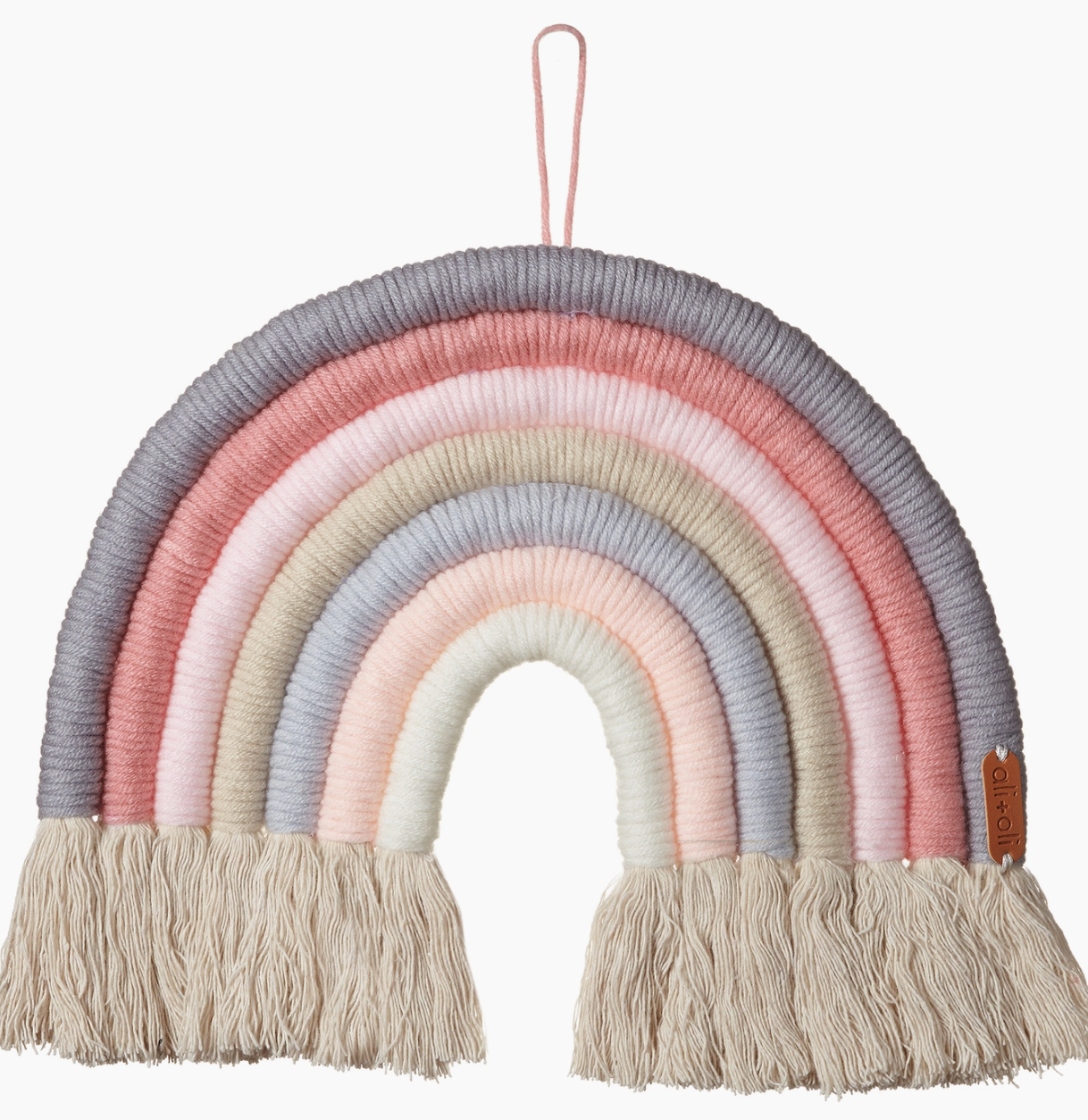 Pink Macrame Nursery Decor - Clothe Boutique