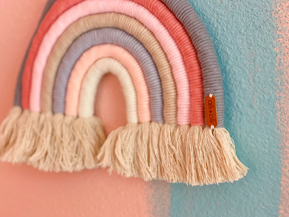 Pink Macrame Nursery Decor - Clothe Boutique