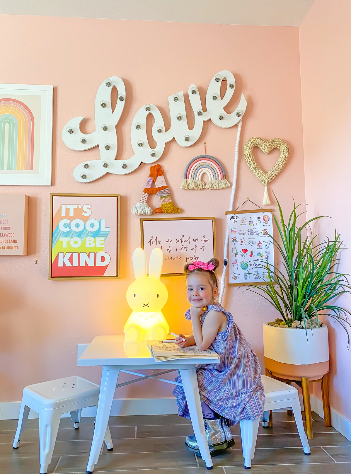 Pink Macrame Nursery Decor - Clothe Boutique
