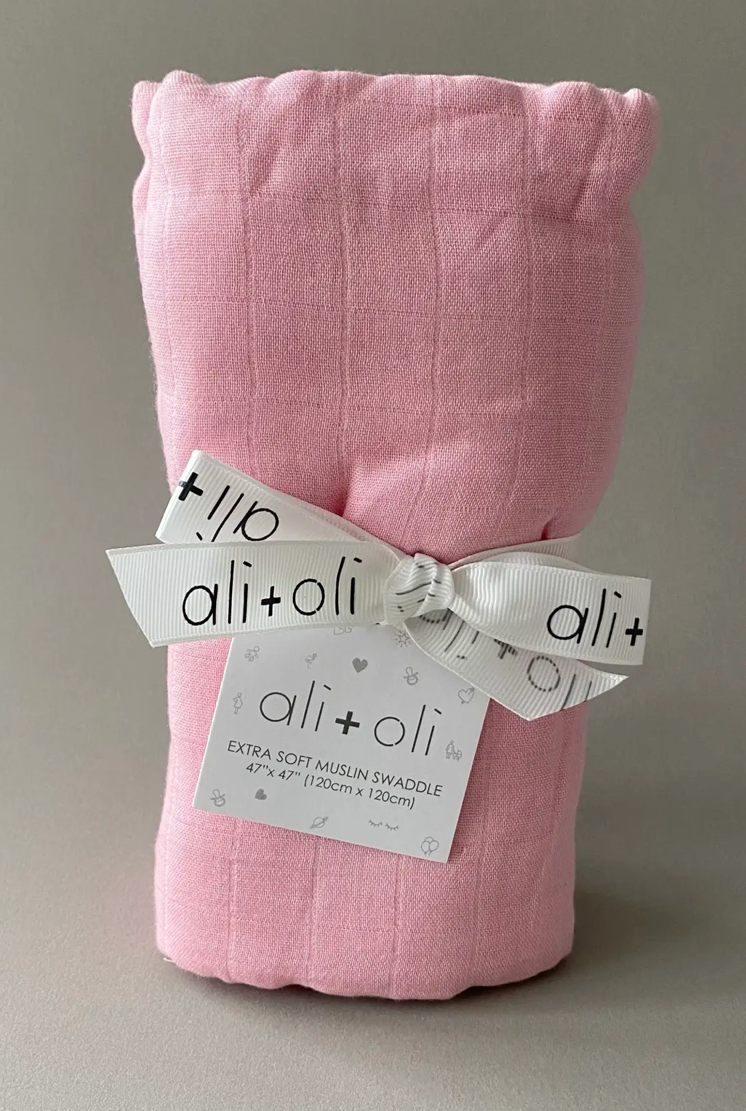 Pink Muslin Swaddle Blanket - Clothe Boutique