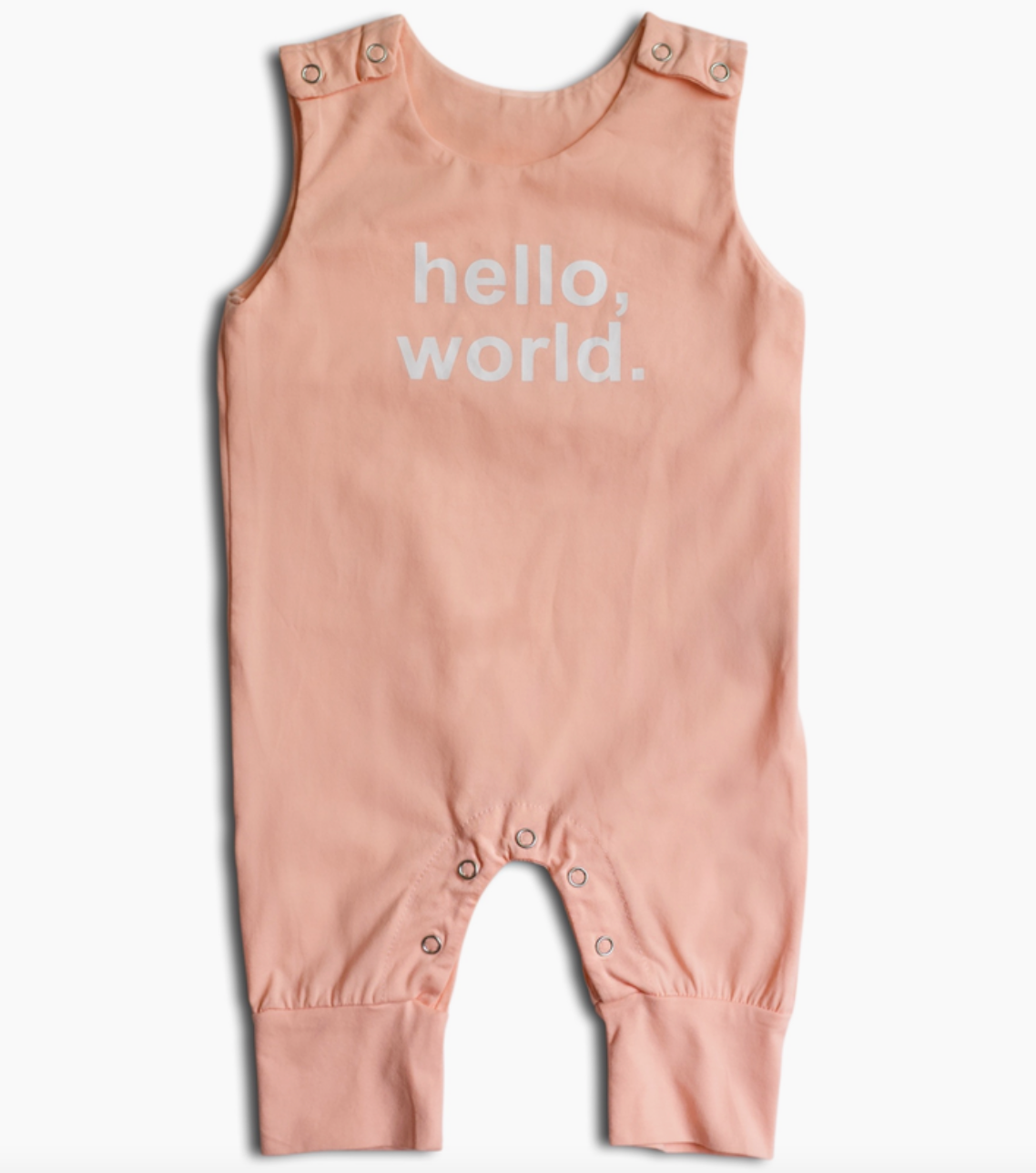 Hello World Snap Romper - Clothe Boutique
