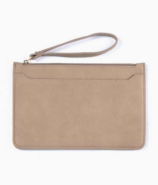 Cece Wristlet Taupe - Clothe Boutique