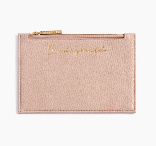 Bridesmaid Card Case Blush - Clothe Boutique