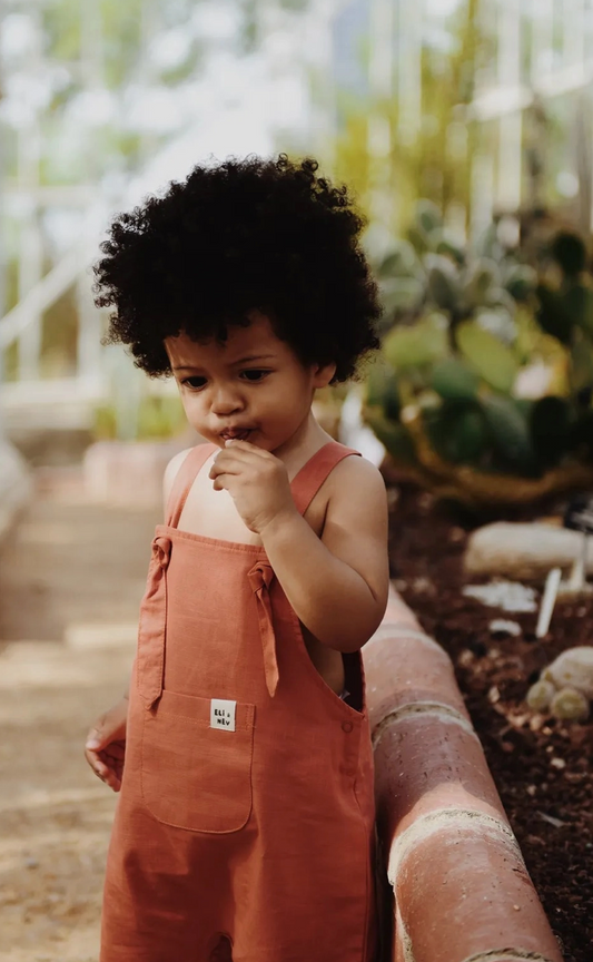 Tangerine Overalls - Clothe Boutique
