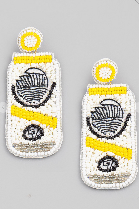 Hard Seltzer Bead Earrings - Clothe Boutique