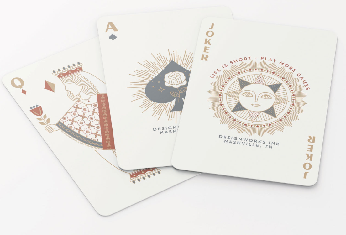 Modern Deco Playing Cards