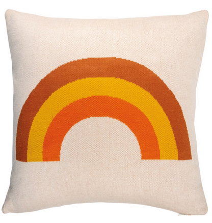 Tri-color Rainbow Pillow
