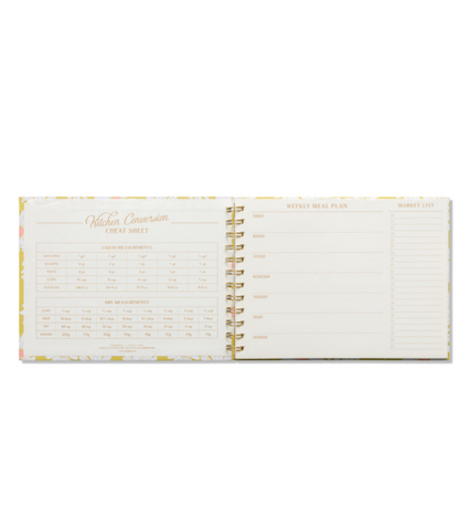 Meal Planner Daisy Notebook