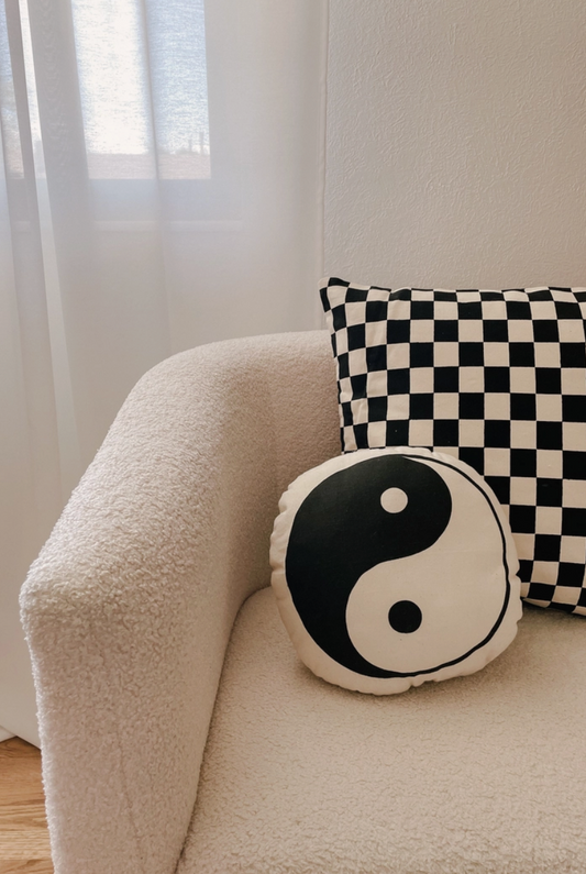 Yin Yang Pillow - Clothe Boutique