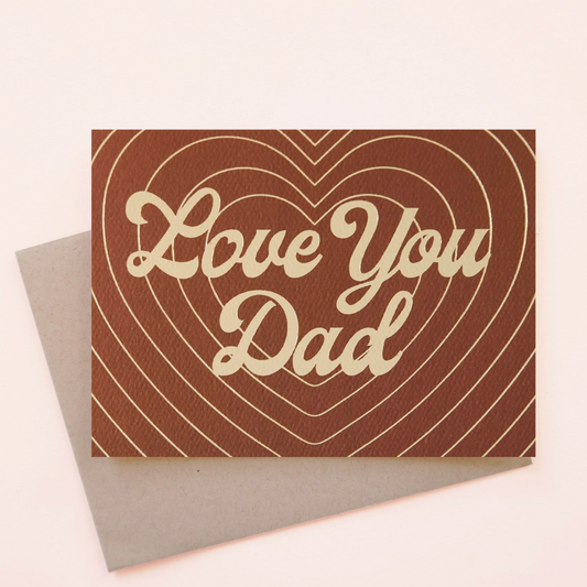 Love You Dad Card