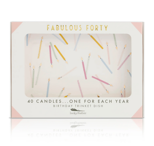 Milestone Birthday Dish - 40 - Clothe Boutique