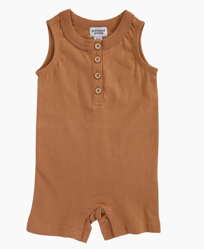 Toasted Nut Shorty Romper