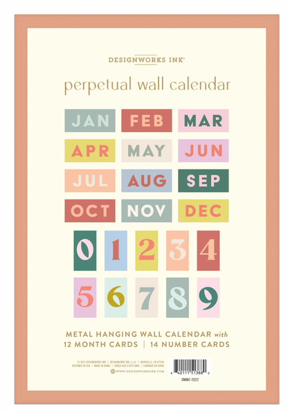 Perpetual Wall Calendar
