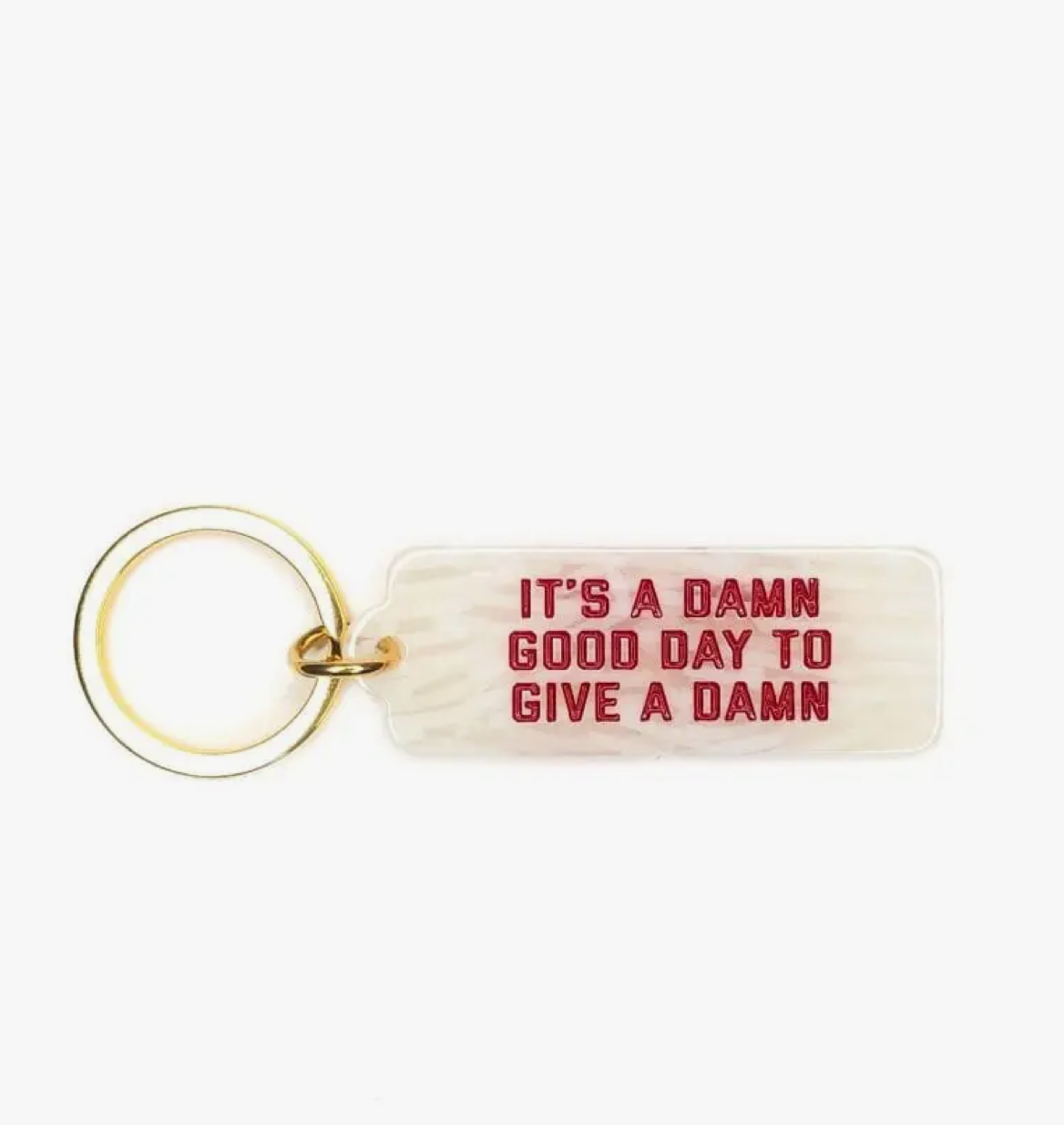 Give a Damn Keychain