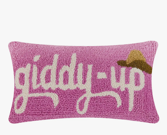 Giddy Up Hook Pillow