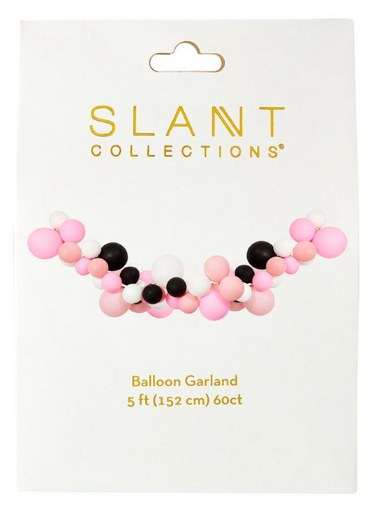 Balloon Arch - Black,Pink, & White