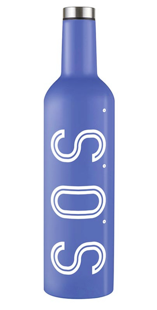 SOS Stainless Steel Wine Bottle