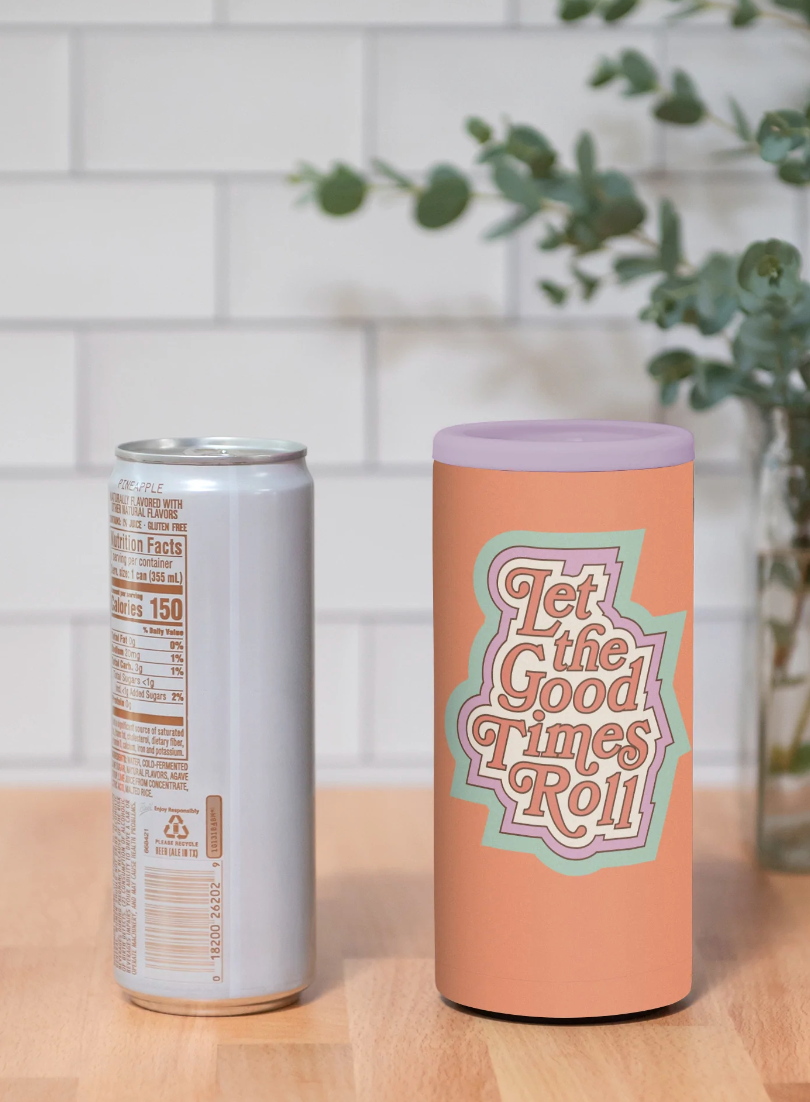 Let the Good Times Roll Slim Can Cooler
