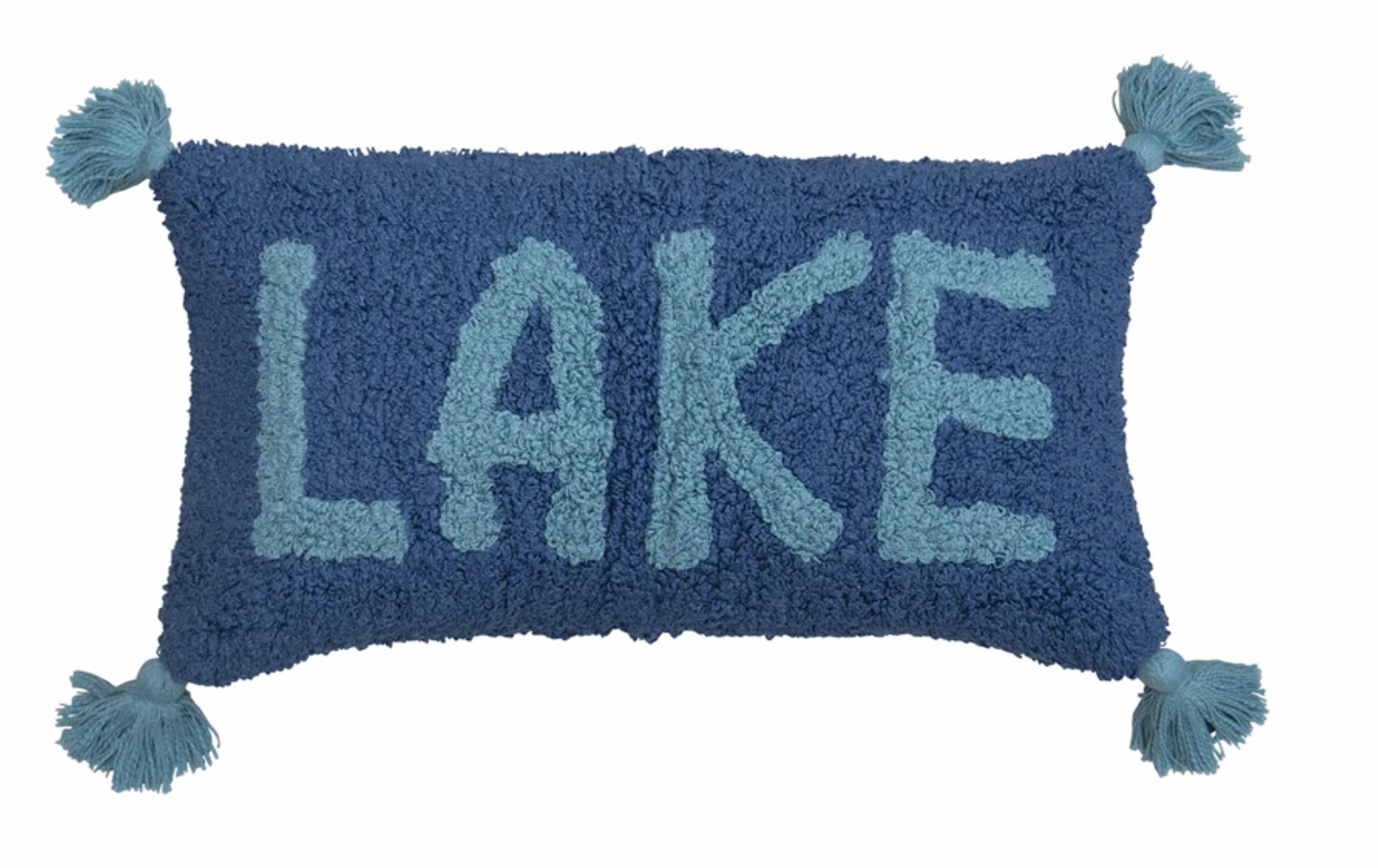Lake Hook Pillow With Tassels