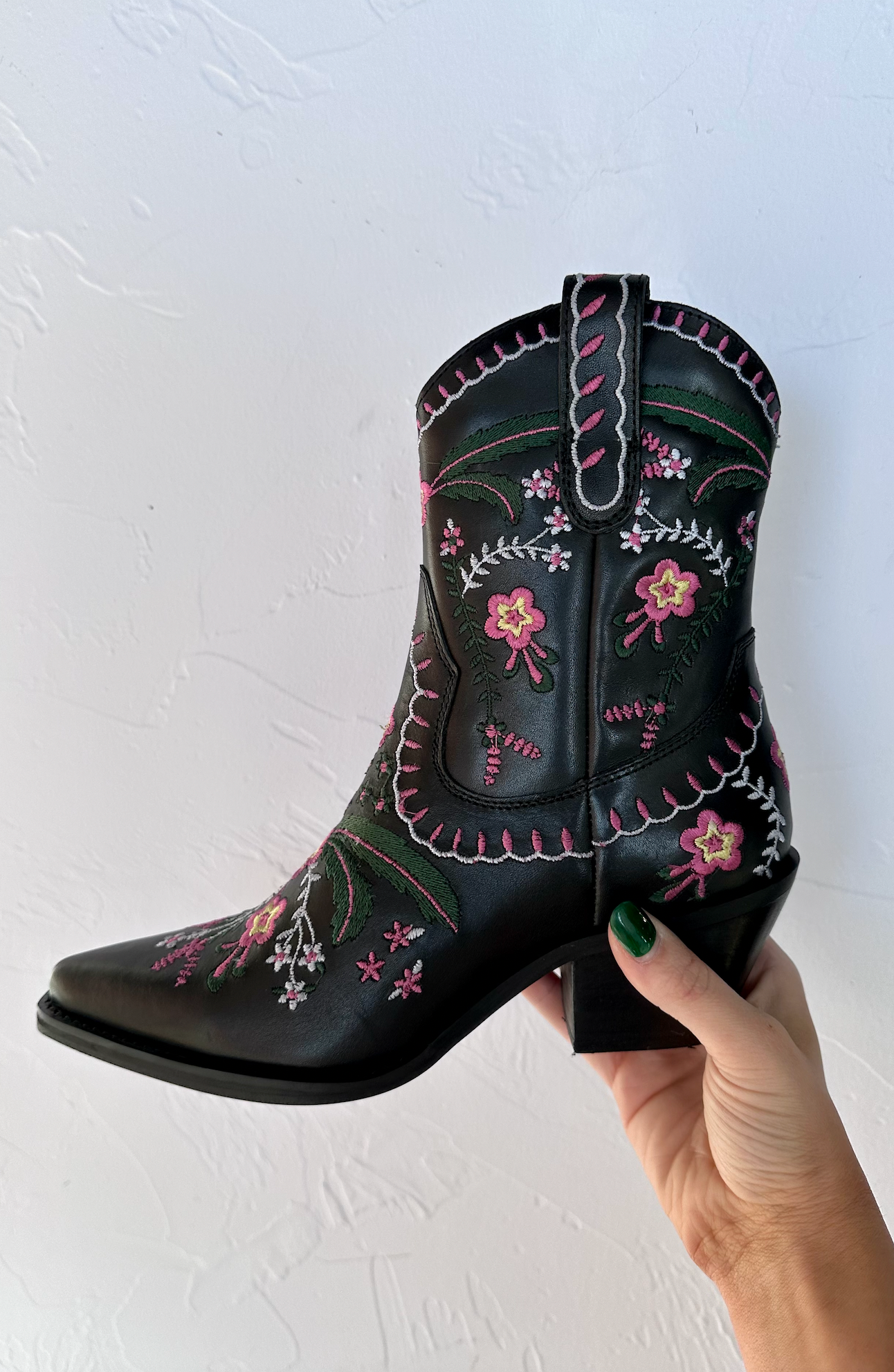 Amber Embroidered Matisse Booties