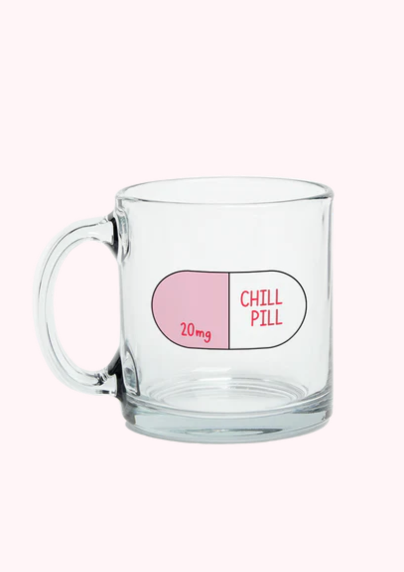 Chill Pill Glass Mug