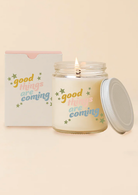Good Things Are Coming Candle