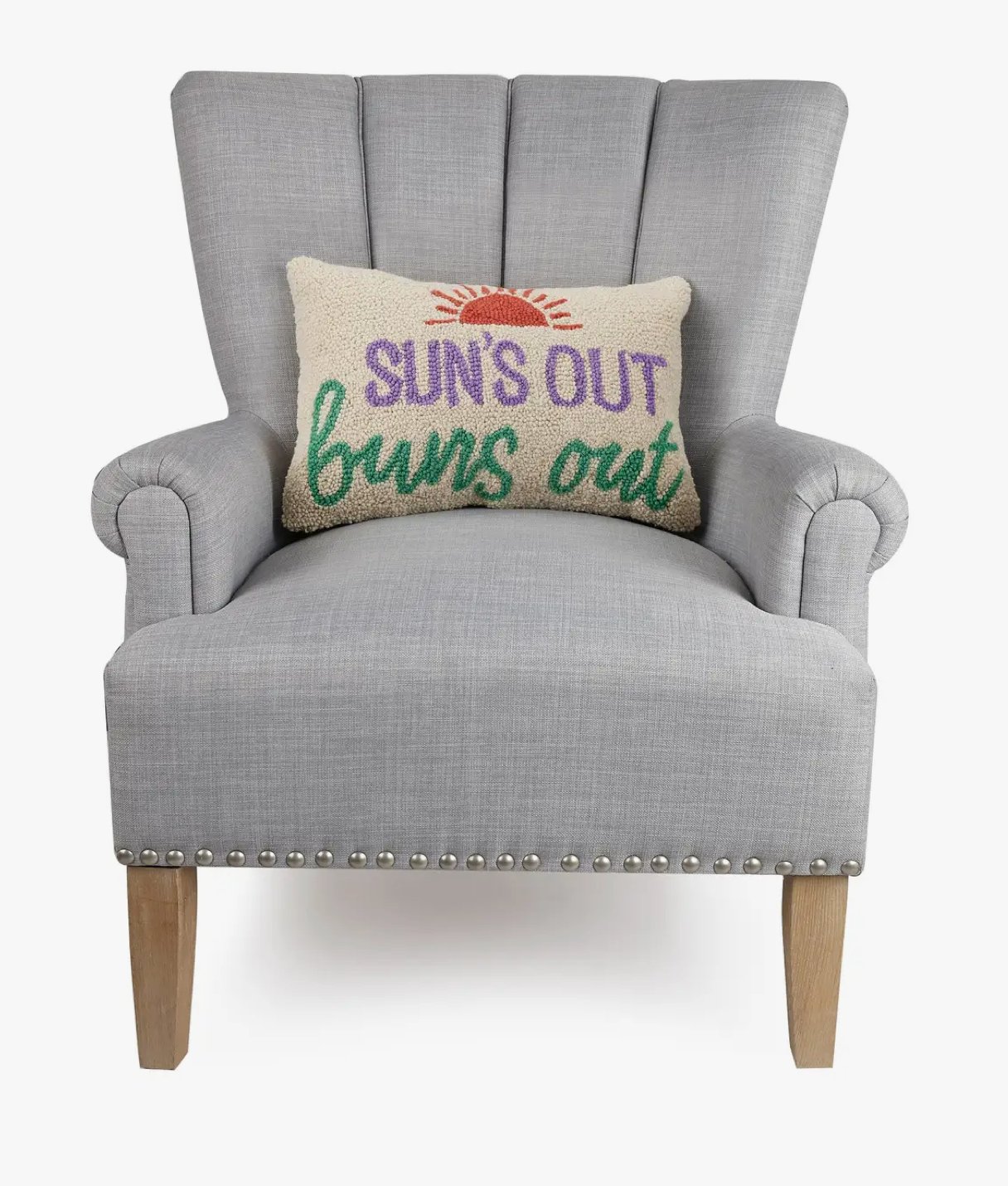 Suns Out Buns Out Hook Pillow
