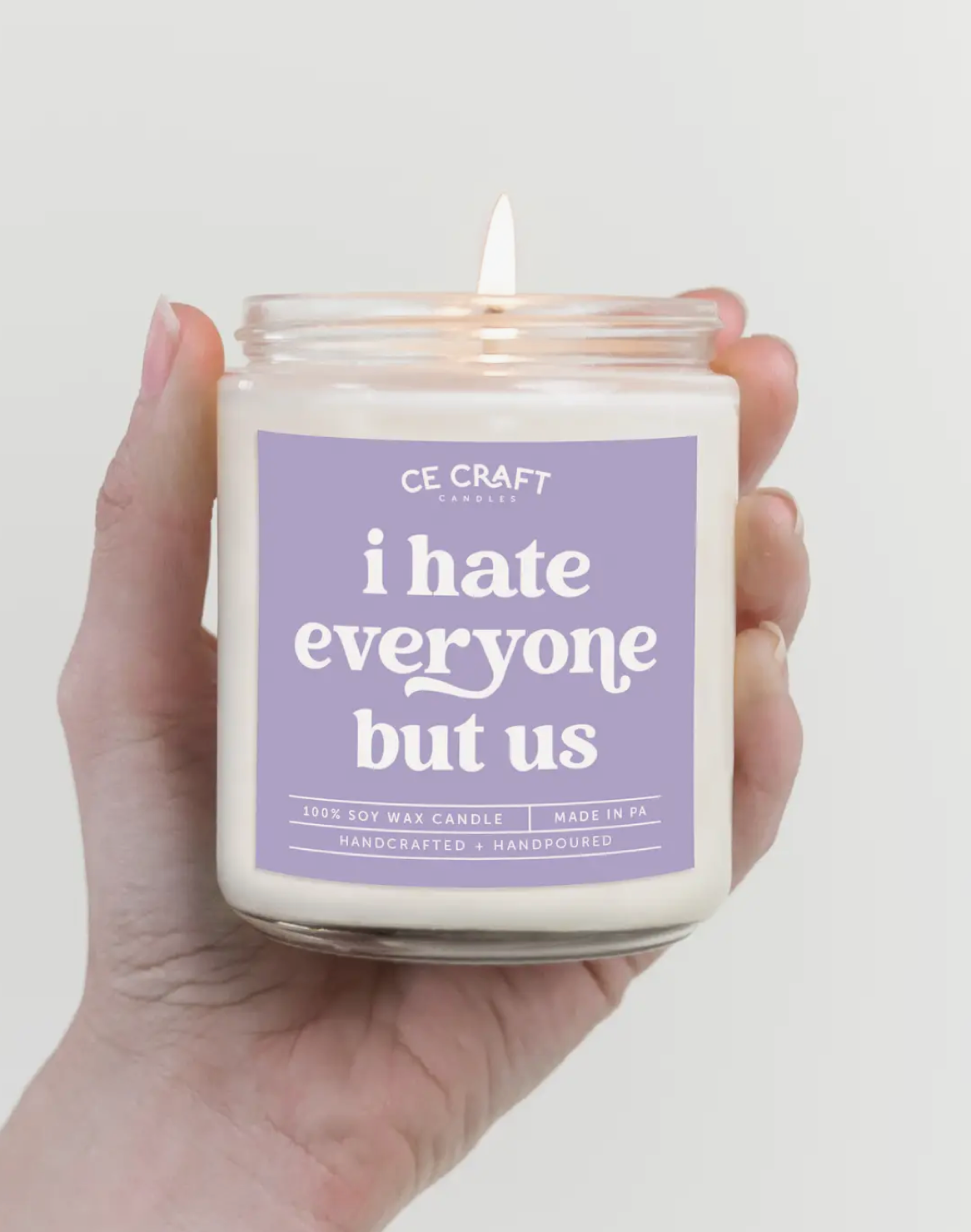 Hate Everyone Candle